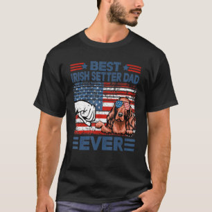 Camiseta El mejor padre irlandés que ha sentado la bandera
