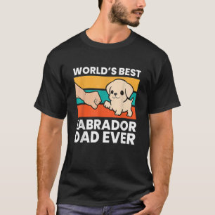 Camiseta El mejor padre labrador del mundo