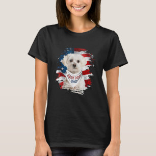 Camiseta El mejor padre maltés de la historia del perro de
