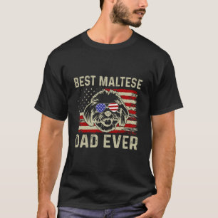 Camiseta El mejor padre maltés de la historia: Perro maltés