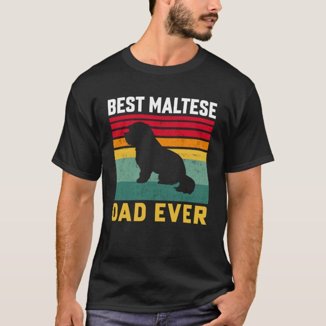 Camiseta El mejor padre maltés de todos los tiempos, papá p (Anverso)