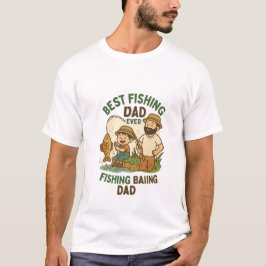 Camiseta El mejor padre pescador de la historia | La divert