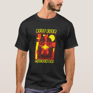 Camiseta El Mejor Padre Pollo De La Historia Divertido Por