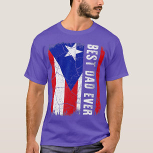 Camiseta El mejor padre puertorriqueño de Puerto Rico papi