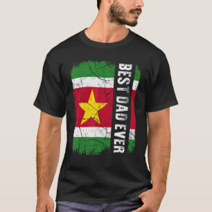 Camiseta El mejor padre surinamés de Surinam