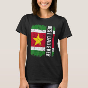 Camiseta El mejor padre surinamés de Surinam