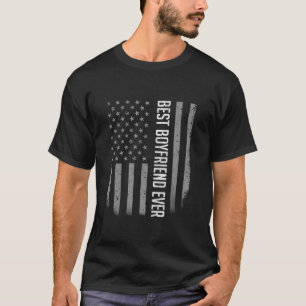 Camiseta El Mejor Padrino De La Bandera Estadounidense Para