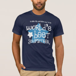 Camiseta El mejor padrino o cualquier papel W06B1 del mundo