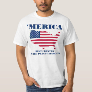 Camiseta 'El mejor país de Merica en el planeta desde 1776