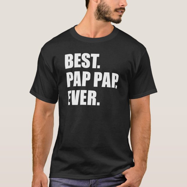 Camiseta El mejor Pap Pap jamás (Anverso)