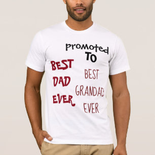 Camiseta El mejor papá ascendido hasta el mejor granjero Gu
