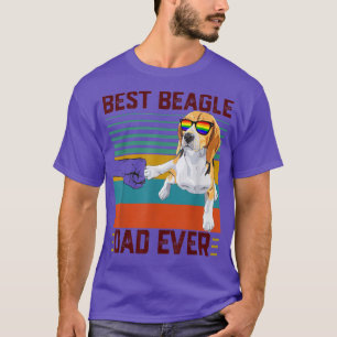 Camiseta El mejor papá beagle de todos los tiempos vintage 