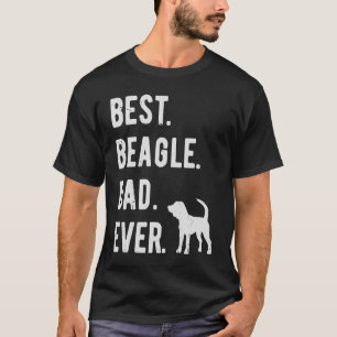 Camiseta El mejor papá Beagle jamás hombres beagle papá