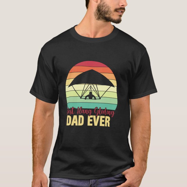 Camiseta El mejor papá de ala delta jamás (Anverso)