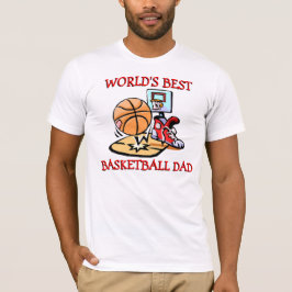 Camiseta El mejor papá de baloncesto del mundo