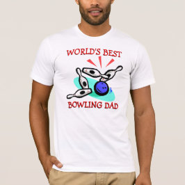 Camiseta El mejor papá de boliche del mundo