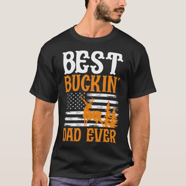 Camiseta El mejor papá de Buckin (Anverso)