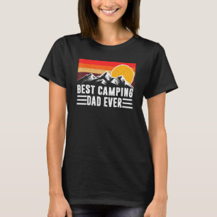 Camiseta El mejor papá de camping que ha estado viviendo