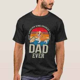 Camiseta El mejor papá de Cavalier King Charles Spaniel gen