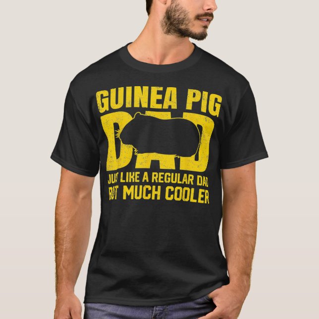 Camiseta El mejor papa de cerdo guineano Mascota Rod (Anverso)