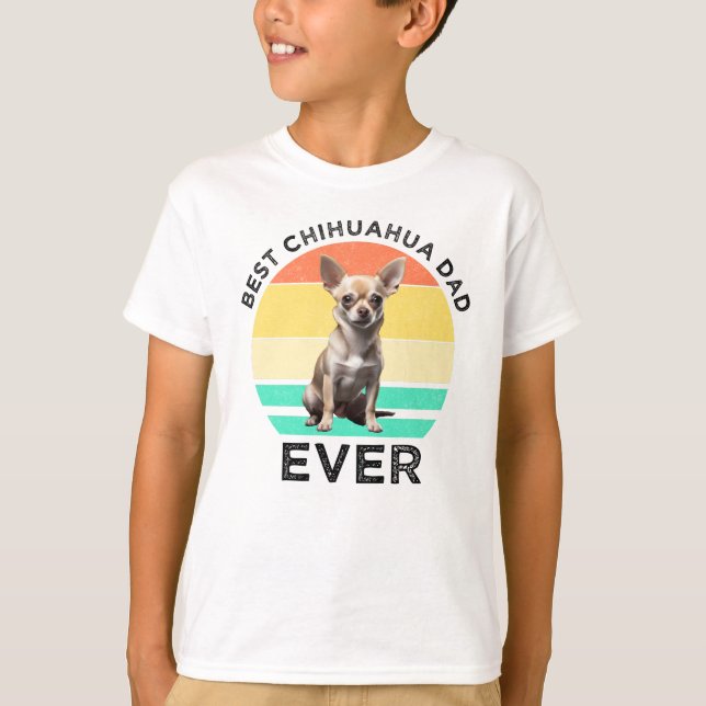 Camiseta El mejor papá de Chihuahua (Anverso)