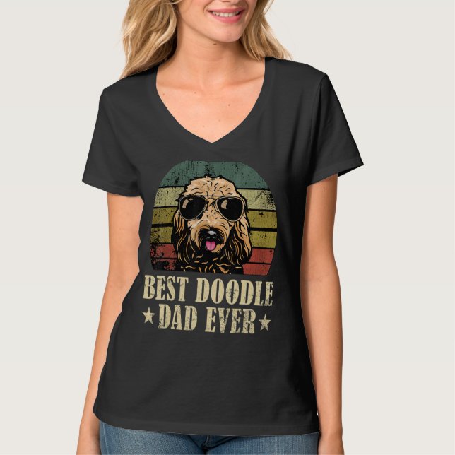 Camiseta El mejor papá de Doodle (Anverso)