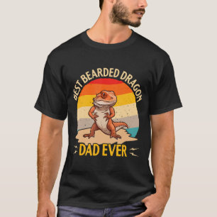 Camiseta El mejor papá de dragón barbudo del mundo