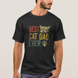 Camiseta El mejor papa de gato de la época del papi de gato