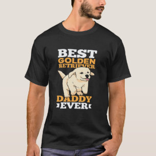 Camiseta El mejor papá de Golden Retriever