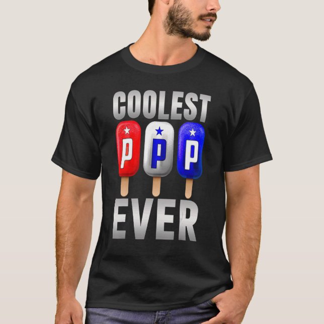 Camiseta El mejor papá de helado de hielo de la historia de (Anverso)