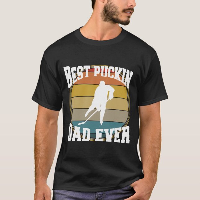 Camiseta El mejor papá de la historia del hockey (Anverso)