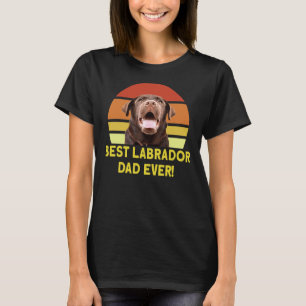 Camiseta El mejor papá de Labrador