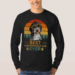 Camiseta El mejor papa de labrador de estilo retro de los h
