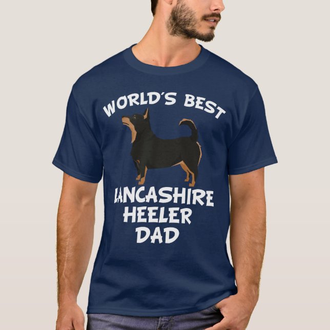 Camiseta El mejor papá de Lancashire Heeler del mundo (Anverso)
