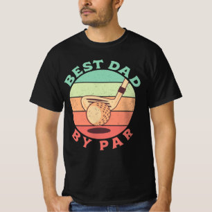Camiseta El Mejor Papá De Par Vintage Golf Lover Dad