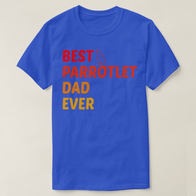 Camiseta El mejor papa de parroquia nunca dueño de pájaroPe (Diseño del anverso)