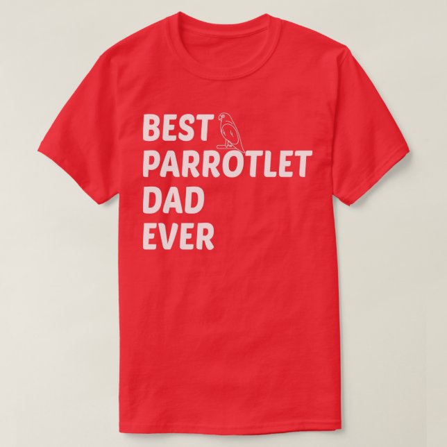 Camiseta El mejor papa de parroquia nunca dueño de pájaroPe (Diseño del anverso)