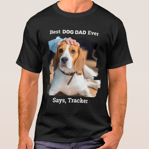 Camiseta El mejor papá de perro alguna vez sucio foto de un