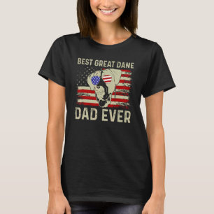 Camiseta El mejor papá de perro de la historia de la bander