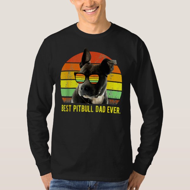 Camiseta El mejor papá de Pitbull nunca fue un divertido at (Anverso)