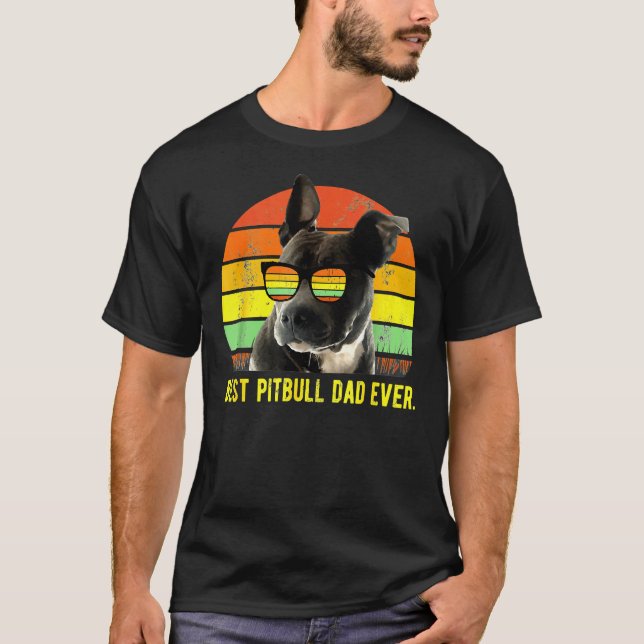 Camiseta El mejor papá de Pitbull nunca fue un divertido at (Anverso)