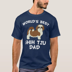 Camiseta El mejor papá de Shih Tzu del mundo