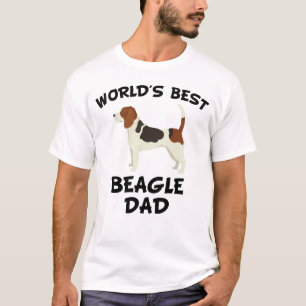 Camiseta El mejor papá del beagle del mundo