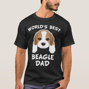Camiseta El mejor papá del beagle del mundo