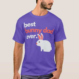 Camiseta El mejor papá del conejo.