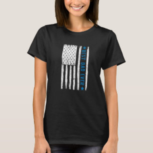 Camiseta El mejor papá del día del padre con la bandera est