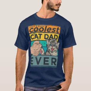 Camiseta El mejor papá del gato es siempre divertido regalo