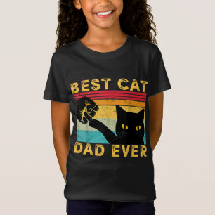 Camiseta El mejor papá del gato es siempre gracioso papá de