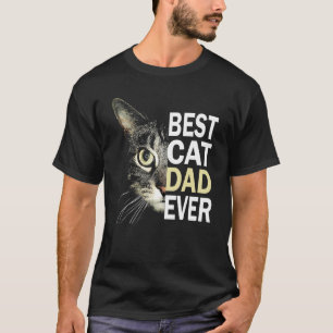 Camiseta El mejor papá del gato jamás padre del gato