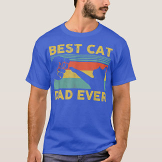 Camiseta El mejor papá del gato jamás se ha divertido día d